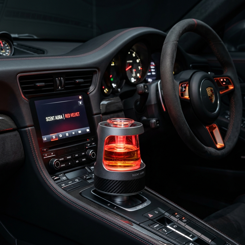 Premium cabin air diffuser and perfumery